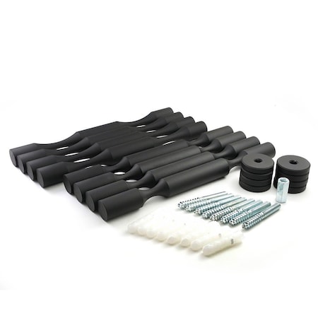 Gyford 4-Pack, Double Bottle Wine Pegs - Black WPK-D4-BL